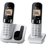 Panasonic Schnurlostelefon, Senioren Anrufsperre Digitales leichte Bedienung - Silber