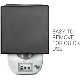kwmobile Abdeckhaube für Thermomix TM5 TM6 Dunkelgrau