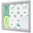 Showdown Displays Abschließbarer Schaukasten SLIM Outdoor - 8x DIN A4