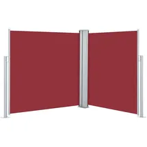 vidaXL Seitenmarkise 160 x 600 cm Rot Polyester