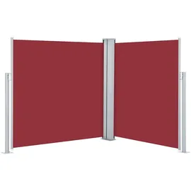 vidaXL Seitenmarkise 160 x 600 cm Rot Polyester