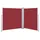 vidaXL Seitenmarkise 160 x 600 cm Rot Polyester