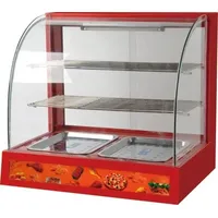 GastroHero Warmhaltevitrine / Snackwärmer 660 mm, bis 85 °C,