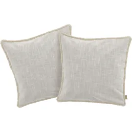 LeGer Home by Lena Gercke Kissenbezug Marusha 50 x 50 cm Beige