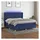 vidaXL Boxspringbett 180 x 200 cm Blau
