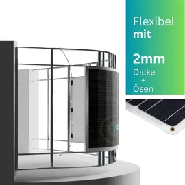 myvoltaics MyUltraleicht Balkonkraftwerk monokristallin 1240 W inkl. APsystems Wechselrichter 800 W