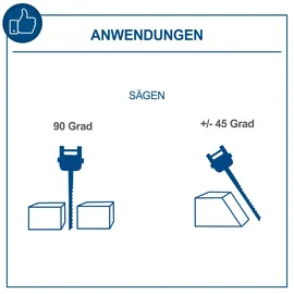 SCHEPPACH Dekupiersäge DECO-XLS Scheppach | 120W | Schnitthöhe | 127mm Sägeblattlänge | LED-Lampe | Gebläsedüse | Fußschalter