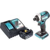 Makita DTD 154 RM1 Akku Schlagschrauber 18 V 175 Nm 1/4" Brushless + 1x Akku 4,0 Ah + Ladegerät