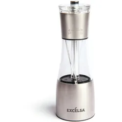 Excelsa 1 Mühle Salz/Pfeffer Bix Plastik 6,5x19x6,5 cm Transparent