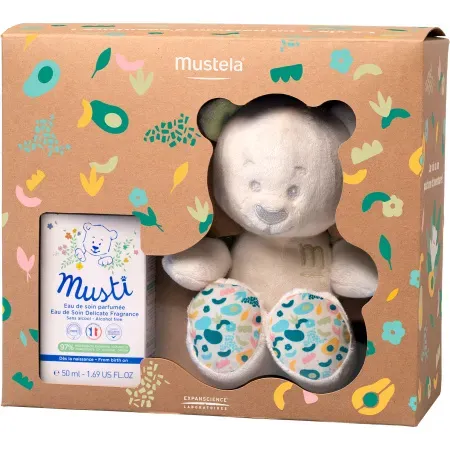 Mustela Musti Geschenkset 2024 Pastell 2 Produkte