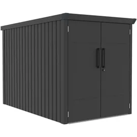 Westmann Velos 2 Fahrradgarage abschließbar schwarz 222 x 133 x 151 cm