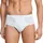 SCHIESSER Slip unifarben weiß L 4er Pack