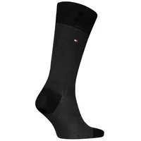 Tommy Hilfiger TH 1P Premium Birdseye - lange Socken - Herren - Black - 39/40