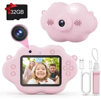 Vivitar 20MP mit 1080P HD Video, 2,4 Zoll IPS Bildschirm, Duale Front Kinderkamera (20 MP, inkl. Digitalkamera für Kinder, Lern, Spielkamera mit Selfie Video funktion, Duale Front- & Rückkamera, 32GB Speicherkarte inklusive, USB-Aufladung) rosa