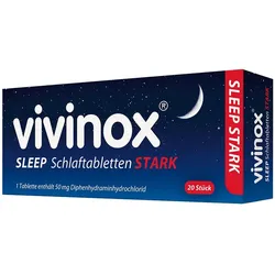 Vivinox SLEEP Schlaftabletten stark bei Schlafstörungen & Einschlafproblemen 20 St