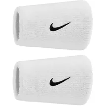 Nike Swoosh Doublewide Schweißbänder 2er Pack weiß TU