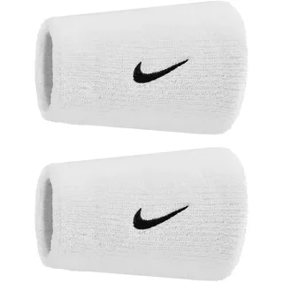 Nike Swoosh Doublewide Schweißbänder 2er Pack weiß TU