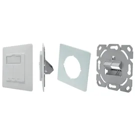 Digitus Leerdose mit Frontplatte für 2x Keystone Module