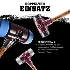 Halder SIMPLEX-Schonhammer, TPE-soft mit Tempergussgehäuse