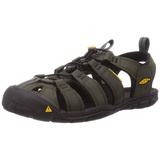 Keen Clearwater CNX Leather Outdoorsandale schwarz 44