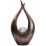 GLOBO Solarleuchte 26,5 x 13 x 50 cm klar/glas