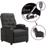 vidaXL Relaxsessel Elektrisch 93 x 96,5 x 0 cm Dunkelgrau mit Fernbedienung