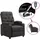 vidaXL Relaxsessel Elektrisch 93 x 96,5 x 0 cm Dunkelgrau mit Fernbedienung