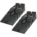 Wiltec TIOMIOSEA Auffahrrampe,2 Stück Schwerlast Autorampenbis 2.5t,Kunststoff Auffahrrampe Schwerlast Rampe,Stabile Autorampen für Pkw, Auto Kfz Rampe