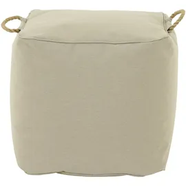 Siena Garden Sitzhocker Integral Polyester 46 x 48 x 46 cm Beige