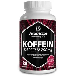vitamaze KOFFEIN KAPSELN 200mg 180 St Kapseln