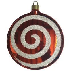 Dekoanhänger Candy Rot/Weiss