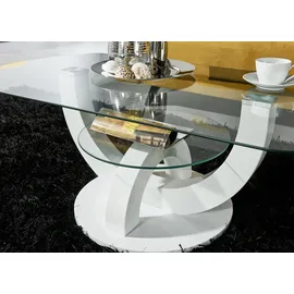 Stolkom Couchtisch Boston Weiß MDF 110 x 40 x 60 cm