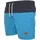 URBAN CLASSICS Badeshorts Urban Classics Herren Block NVY/Tur 3XL