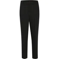 Kaffe "Hose KAsakura", Damen, Gr. 42, N-Gr, schwarz (schwarz deep), Obermaterial: 77% Polyester Pol. recyc.. 18% Viskose CV. 5% Elasthan EL., Hosen