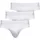 Jockey Cotton + Slip unifarben M 3er Pack