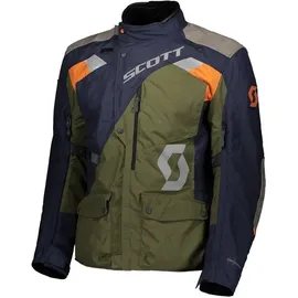 Scott Dualraid Dryo Textiljacke wasserdicht - Dunkelblau/Dunkelgrün - 4XL