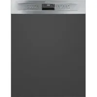 Smeg PL234CXDE Einbau-Geschirrspüler (teilintegrierbar, 598 mm breit, Edelstahl)