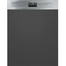 Smeg PL234CXDE Einbau-Geschirrspüler (teilintegrierbar, 598 mm breit, Edelstahl)