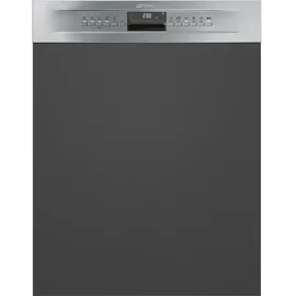 Smeg PL234CXDE Einbau-Geschirrspüler (teilintegrierbar, 598 mm breit, Edelstahl)