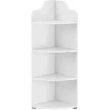 [en.casa] Eckregal Bjurholm 90 x 28 x 28 cm Weiß
