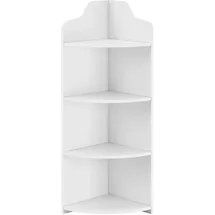 [en.casa] Eckregal Bjurholm 90 x 28 x 28 cm Weiß