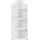[en.casa] Eckregal Bjurholm 90 x 28 x 28 cm Weiß