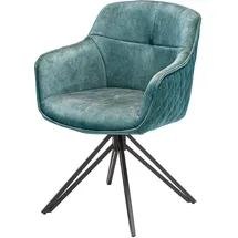 Riess-Ambiente invicta EUPHORIA Samt Armlehne Metallgestell schwarz drehbar Esszimmer