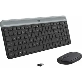 Logitech MK470 Slim Wireless Combo DE Set grafit