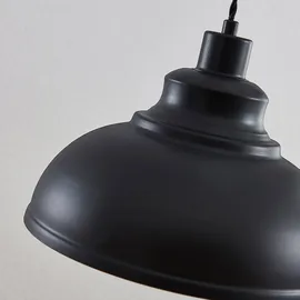 LINDBY Albertine 1-flg. 29 cm schwarz Metall