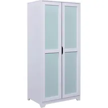 Interlink Drehtürenschrank Prati 2-türig 120 x 195 x 55 cm Hellgrau/Salbeigrün