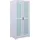 Interlink Drehtürenschrank Prati 2-türig 120 x 195 x 55 cm Hellgrau/Salbeigrün