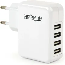 Gembird EnerGenie EG-U4AC-02 Ladegerät für Mobilgeräte Innenraum Weiß