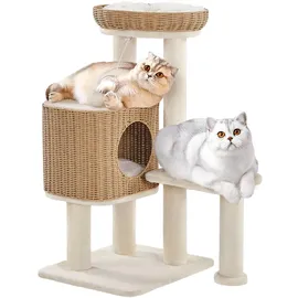 Yaheetech Kratzbaum 91 cm beige