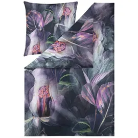 Estella Kendra Floral Aubergine 135 x 200 cm + 80 x 80 cm